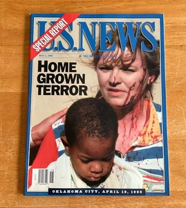 U.S. News & World Report Magazine 1995 Oklahoma City No Label Newsstand - Imagen 1 de 2