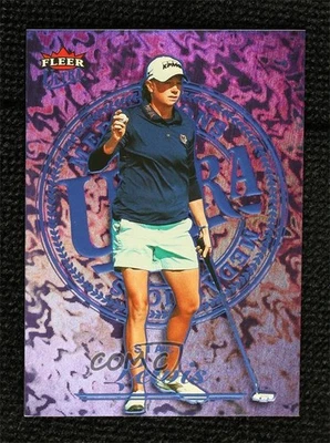 2023 Fleer Ultra Medallions Ultra Violet 1/1 Stacy Lewis #41 - Image 1 of 2