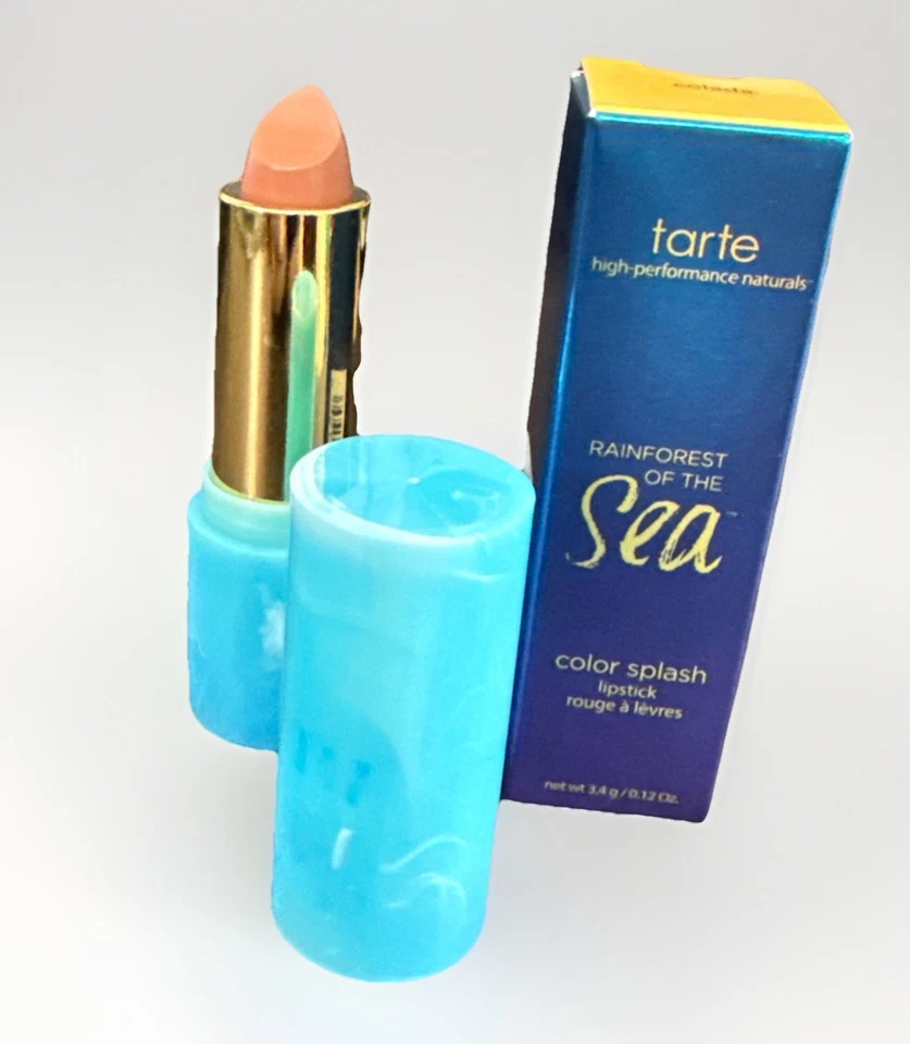 Lápiz labial Tarte Rainforest of the Sea Color Splash Colada .12 oz nuevo en caja Foto 1 de 1