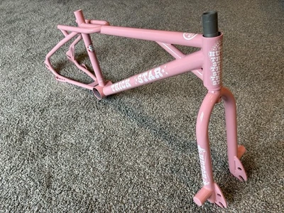 OLD SCHOOL BMX ORIGINAL US MADE '84 HUTCH TRICKSTAR FRAME FORK TRICK STAR - Image 1 of 4