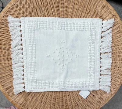 NEW Serena & Lily Montecito Outdoor Pillow Cover (24” SQ)-White - Image 1 of 2