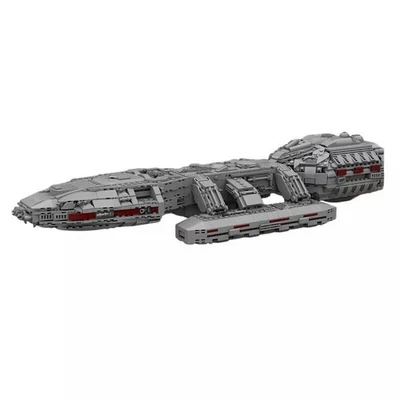 Modubrix Mocs Building Blocks Battlestar Galactica Set Bricks Toys Kit 2222 Part - Image 1 of 4