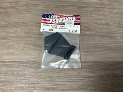 NEW Team Associated Kick Plate Black Hard Anodized # 9210 NOS B2 B3 T3 Vintage - Image 1 of 2