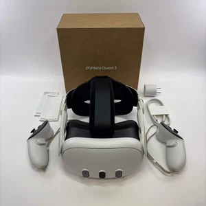 Meta Quest 3 128GB Standalone All-in-One VR Headset S3A With Elite Head Strap - Picture 1 of 22