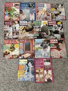 Magic Crochet Magazines 1984-1986 Complete Years Lot Of 14 - Picture 1 of 7