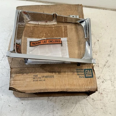 New OEM 14090875 GM 1980-85 Chevy Citation LH Headlight Bezel 80-84 Olds Omega - Image 1 of 4