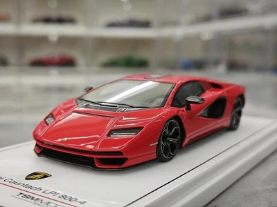 TSM 1:43 Lamborghini Countach LPI 800-4 Red Simulation Resin Car Model - Image 1 of 4