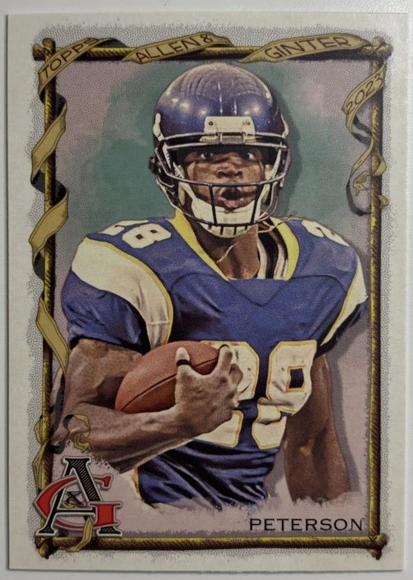 ADRIAN PETERSON 2023 TOPPS COMPOSITE ALLEN AND GINTER #414 - Image 1 of 2