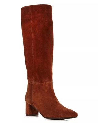 AQUATALIA Karen Seude Weatherproof Knee High Boots US 5.5 M $595 Chestnut Brown - Image 1 of 4