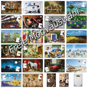 Motivo pizarra magnética tablón de anuncios decoración 60x40 / 40x30 cm pizarra de pared imán diseño de pared - Imagen 1 de 55