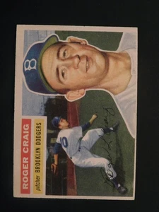1954 Topps Baseball Card #63 Roger Craig RC (EX/EX+) Bargain Bin - Picture 1 of 2