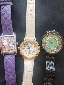 3 Judith Ripka Watches  Dial, Japan Movement Stainless Steel  EUC R375 - Picture 1 of 8