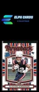 2025 Donruss #19 Treveyon Henderson Thowback - Picture 1 of 2