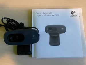Logitech HD Webcam C270 with USB connection, clip-mounting to PC screen - Picture 1 of 3