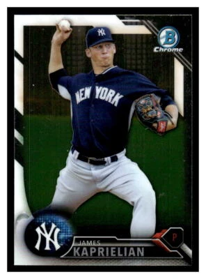 2016 Bowman Chrome Prospects James Kaprielian BCP71 New York Yankees  Nm/Mt - Image 1 of 2