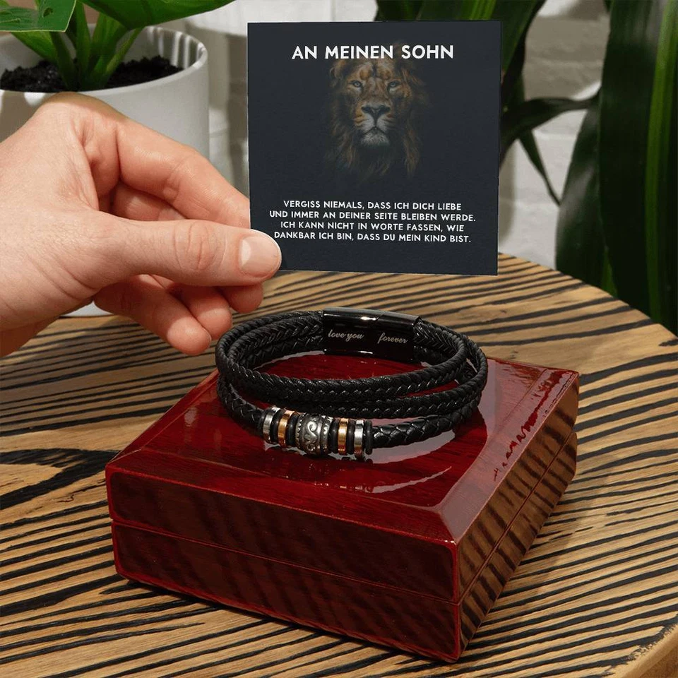 Geschenk für Sohn - Armband Junge - Geschenke für Jungen - Geschenkideen für Ihn - Bild 1 von 4