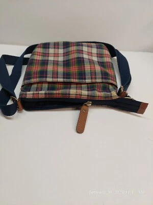 Tommy Hilfiger Crossbody Plaid Womens with  Navy Blue Strap - Image 1 of 4