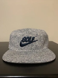Nike Aerobill Dri Fit Golf Hat Adjustable Leather Strap Embroidered - Picture 1 of 10