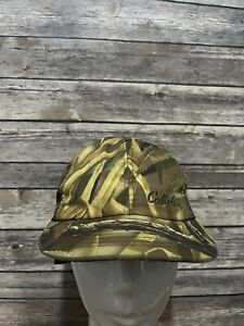 Vintage Cabelas Camo Hat trapper ear flap hat Insulated Medium Cap