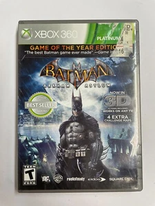 Batman Arkham Asylum - Xbox 360 (CIB) - Very Good Condition - Picture 1 of 5
