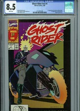 Ghost Rider #1 Comic CGC 8.5 VF+ 1991 Marvel Comics Amricons K32