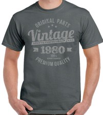 Vintage Year 1980 Premium Quality Mens 43rd Birthday T-Shirt 43 Year Old Gift