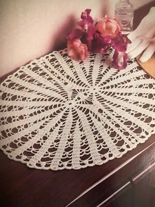 Magic Crochet Patterns Magazine 63 December 1989 Doilies Filet Curtains Art Deco - Picture 1 of 23