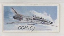 1961 Lyons Tea Wings of Speed Tea North American YF-100C Super Sabre #19 1md