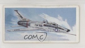 1961 Lyons Tea Wings of Speed Tea North American YF-100C Super Sabre #19 1md