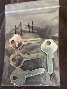 (4) Fits Master Lock Padlocks key blanks Curtis M-11 - Picture 1 of 1