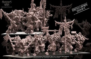 Minotauren mit tollen Waffen x5 Battle Ready - Avatare of War - Bild 1 von 3