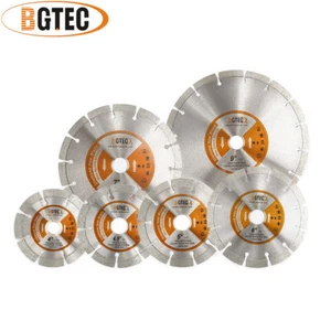 Diamond Cutting Disc Dry Cutting for Concrete Granite Marble 4-7 inch Saw Blade - Picture 1 of 16