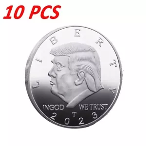 10PCS Challenge 2023 President Donald Trump Coin Commemorative EAGLE US LIBERTY - Picture 1 of 4