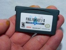 NINTENDO GAME BOY ADVANCE " FINAL FANTASY 1 & 2  " 100% AUTHENTIC & TESTED
