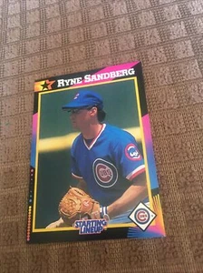 1992 Starting Lineup Cards Ryne Sandberg HOF Chicago Cubs - Picture 1 of 2