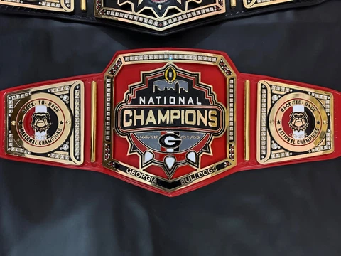 GEORGIA BULLDOG NATIONAL CHAMPION BELT Cover