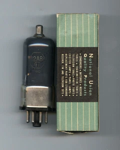 12A8GT   -    NATIONAL UNION  VALVULA ( ELECTRONIC TUBE )    - Foto 1 di 1