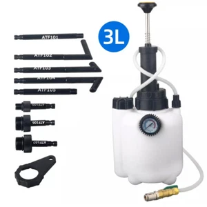 Getriebeöl 3L Öleinfüllgerät Einfüllgerät Öl einfüllen 8 Adapter Ölwechsel Gerät - Bild 1 von 10