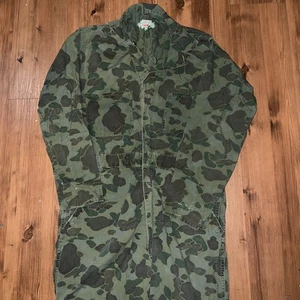 Vintage Kamo Coveralls Size Large REG Made In USA Camo Hunting 70s - Picture 1 of 6