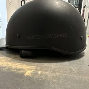 Harley Davidson Black Low Profile Half Helmet/Size XXXL - Picture 1 of 5