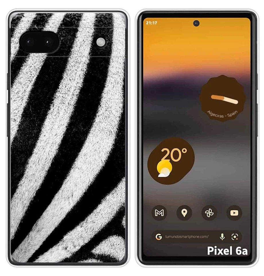 Custodia In Silicone Per Google Pixel 6A Design Animale 02 Disegni - Immagine 1 di 1