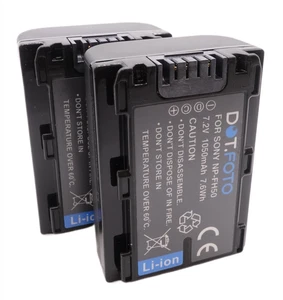 2x NP-FH50 NP-FH40 Battery for Sony Alpha A290 A330 A380 A390 HX1 HX100 HX200 - Picture 1 of 6