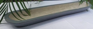 Handgefertigte Holz Teig Schüssel Home Decor Design Kunst 34 Zoll - Bild 1 von 3