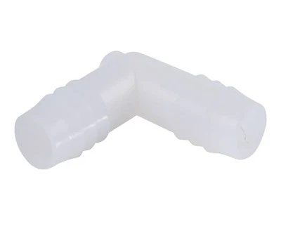 LDR Nylon Elbow Tubing to Tubing 3/8” x 3/8” Hose Barb 517 E90-38 - Image 1 of 4