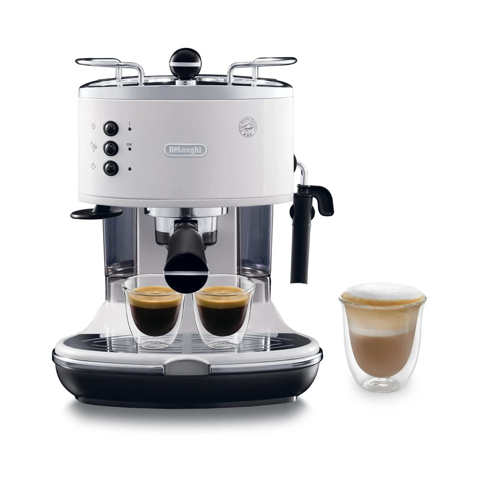 DE LONGHI ECO311.W MACCHINA CAFFE' ICONA BIANCA - Immagine 1 di 1