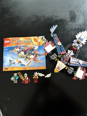 Lego Chima Eris Fire Eagle Flyer 70142, all minifigures included - Image 1 of 4