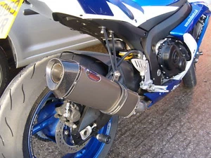Bandit GSF1250 W/C 07-12 Titanium Tri-oval carbon outlet ROAD LEGAL MTC Exhaust - Picture 1 of 2