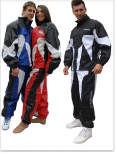 Adult waterproof set jacket and trousers Wulfsport motocross motorbike outdoor - Picture 1 of 1