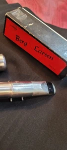 Vintage Berg Larsen 100/1 M Edelstahl Tenorsaxophon Mundstück und Blattschraube - Bild 1 von 15