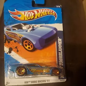 Hot Wheels HW Drag Racers '11 Nitro Doorslammer Blue New - Picture 1 of 5